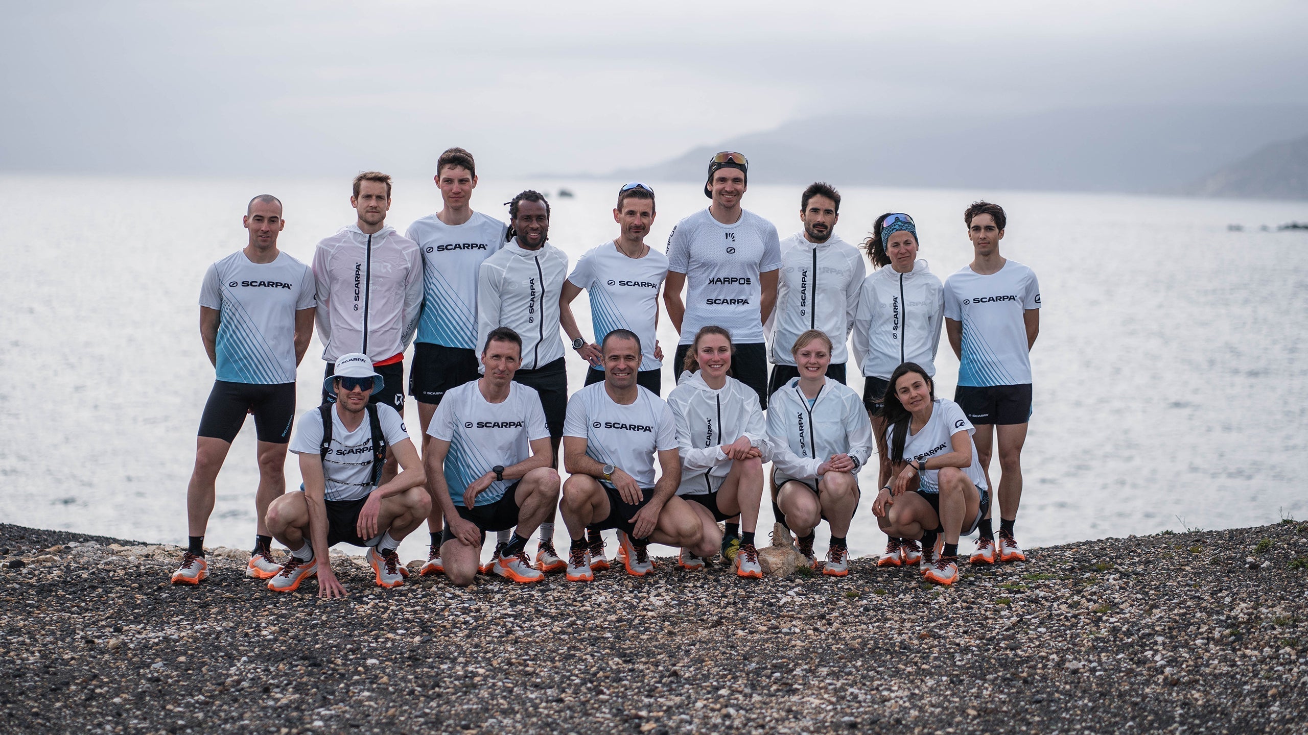 SCARPA's Trail runners at the annual Athlet’s Meet on Elba Island