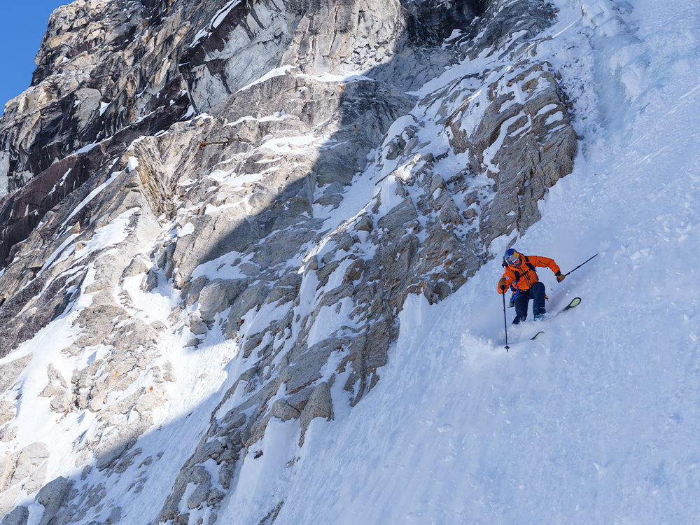 Chris Davenport wearing SCARPA's ski mountaineering boots 4-QUATTRO SL