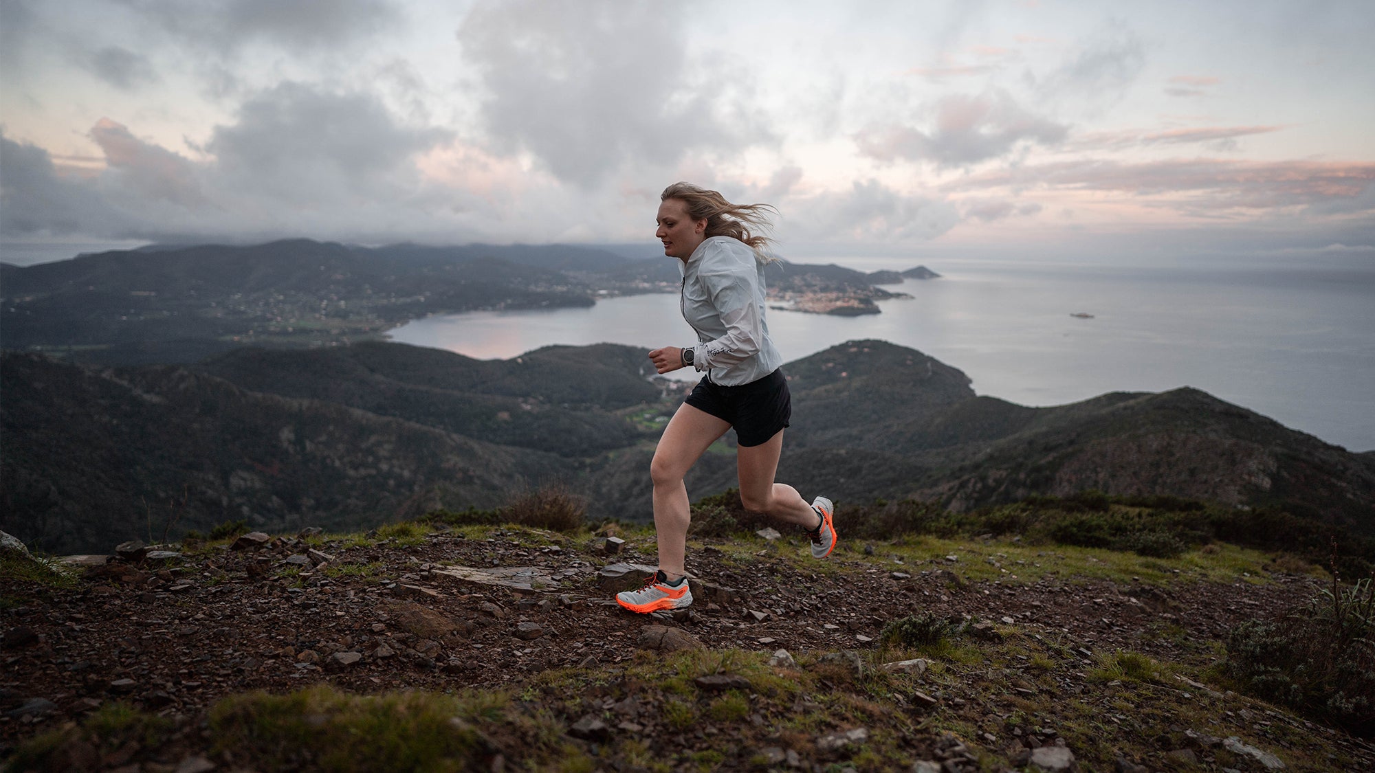 Emma Stuart at the SCARPA Athlet's meet in Elba Island