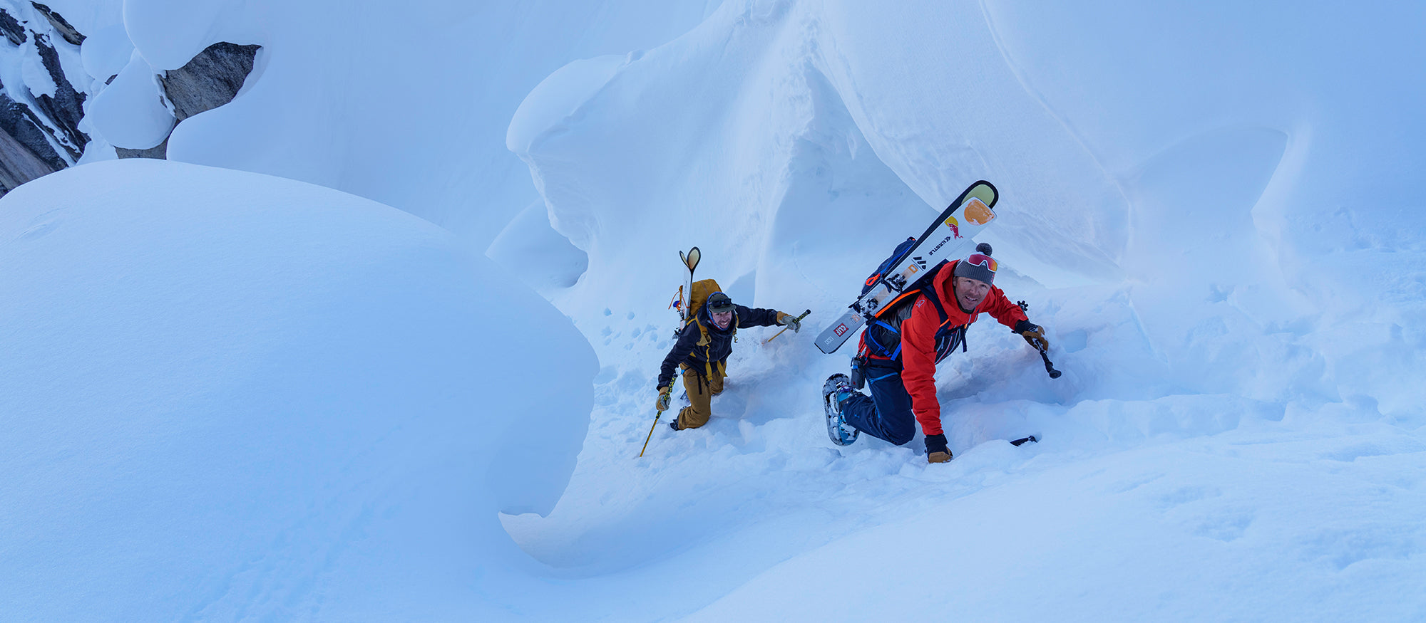 Chris Davenport wearing SCARPA's ski mountaineering boots 4-QUATTRO SL