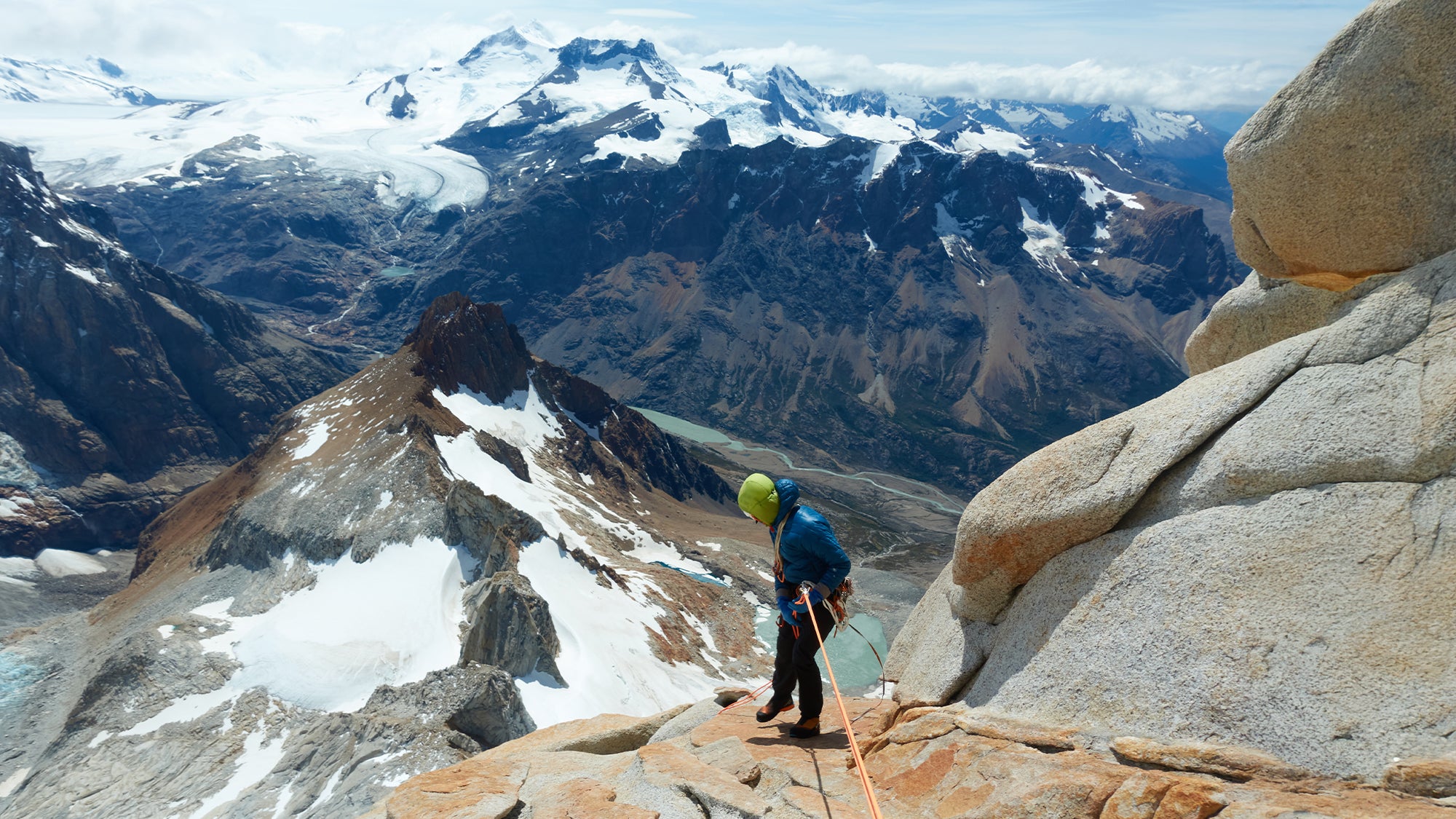 Colin Haley on his expedition in El Chalten