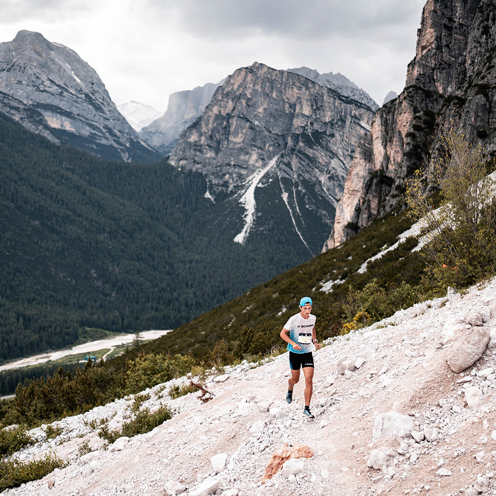 Peter Frano, Scarpa athlete racing with his favorite shoes