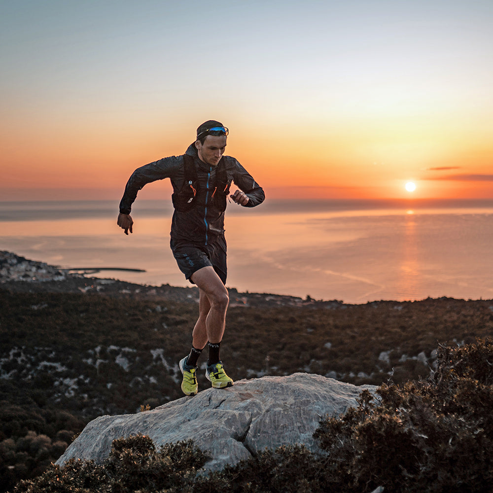 Philipp Ausserhofer with his favorite SCARPA shoes