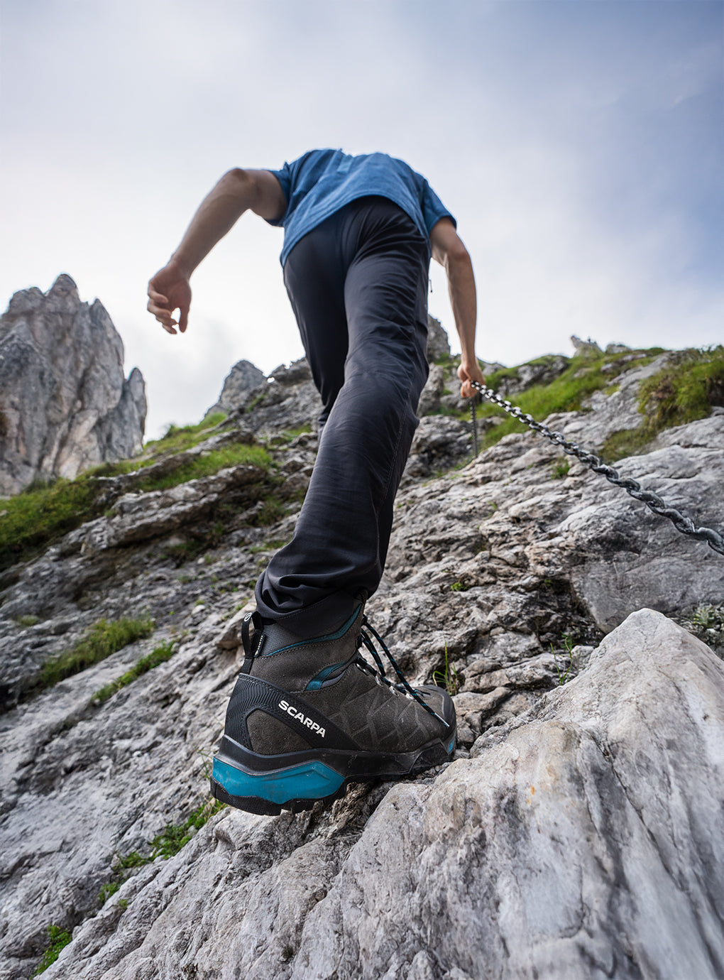 Trekking and via ferrata with ZG trk GTX SCARPA