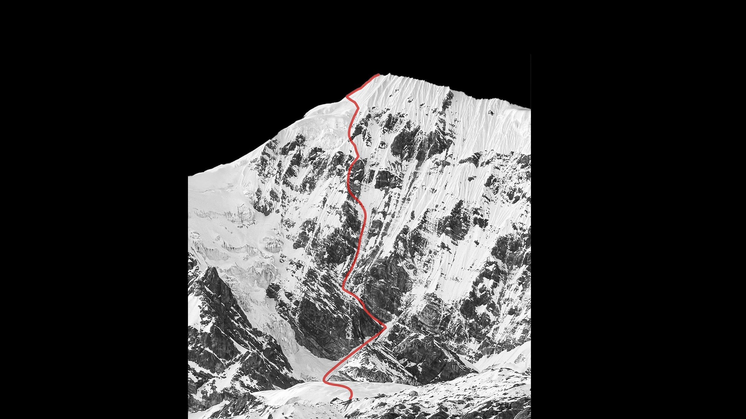 Hervé Barmasse ascent of Numbur Peak wearing SCARPA's mountaineering boots