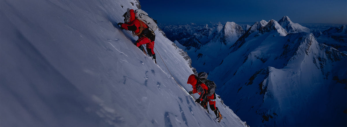 Kristin Harila during a high-altitude mountaineering expedition