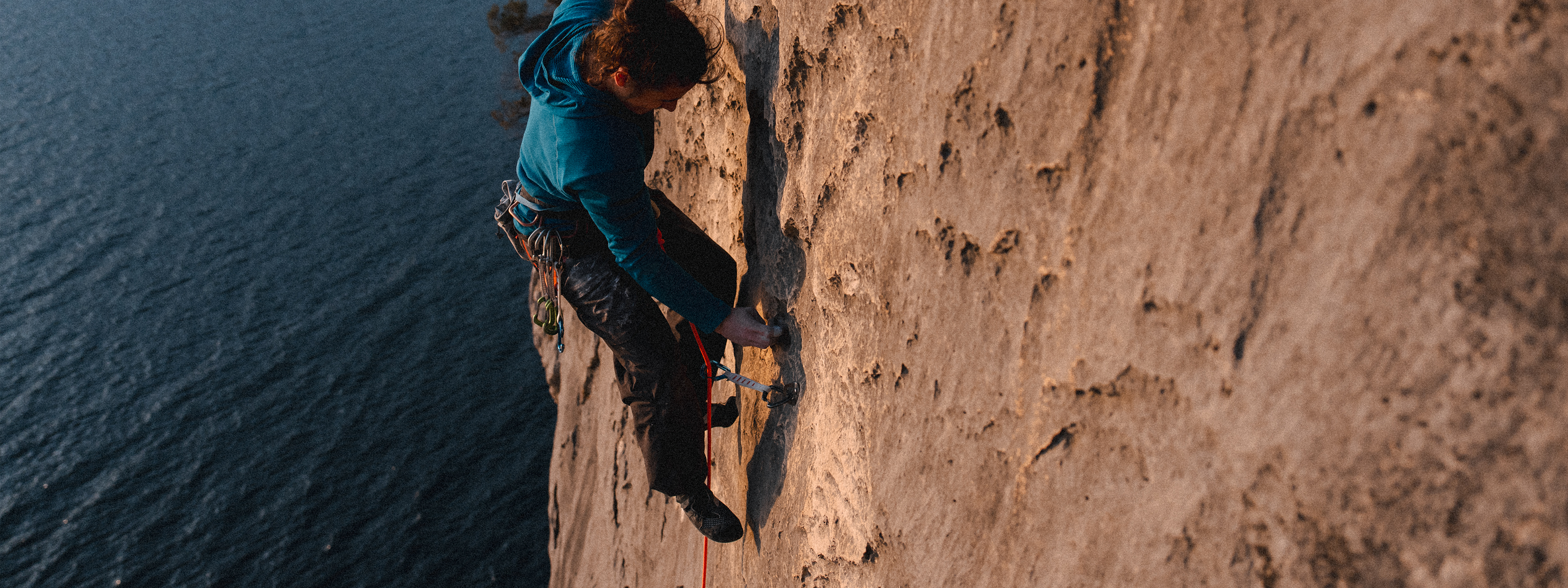 SCARPA climbing athlete Pietro Vidi wearing Blackbird climbing shoes