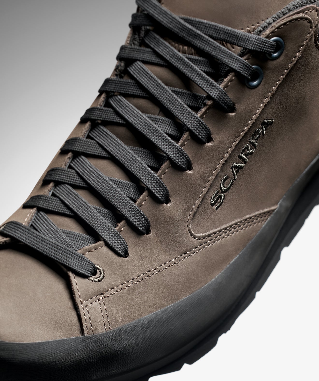 Close up of SCARPA Aspen lifestyle shoe