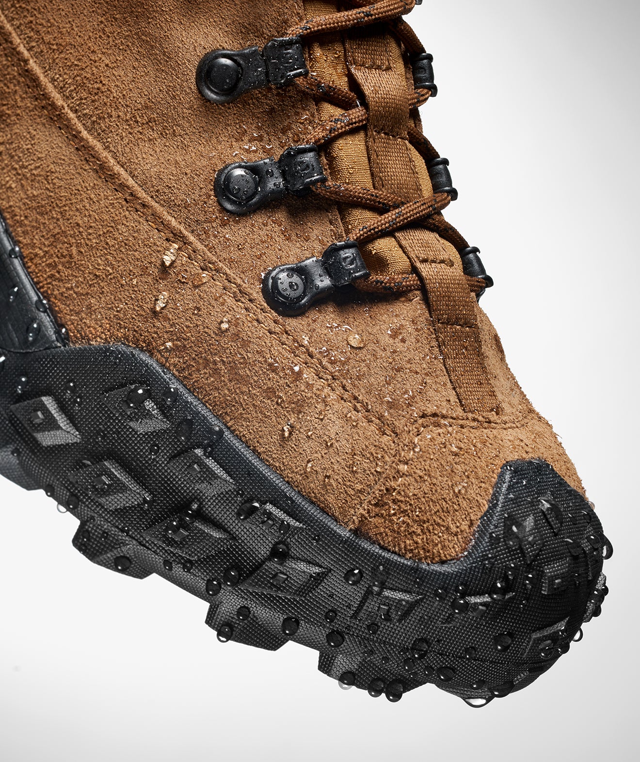 Close-up of the Gore-Tex membrane on SCARPA's Rove Rock S GTX