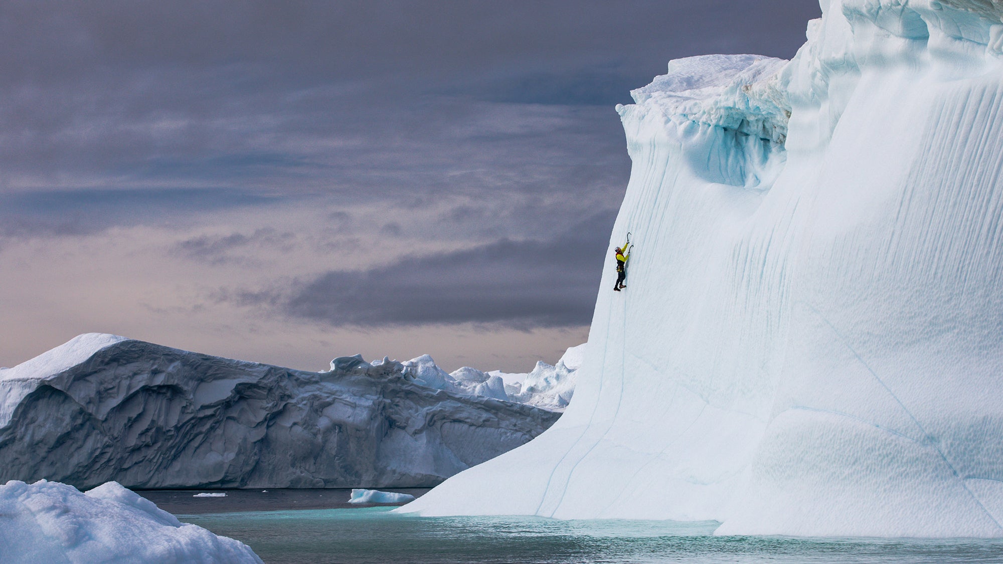 Will Gadd ice climbing