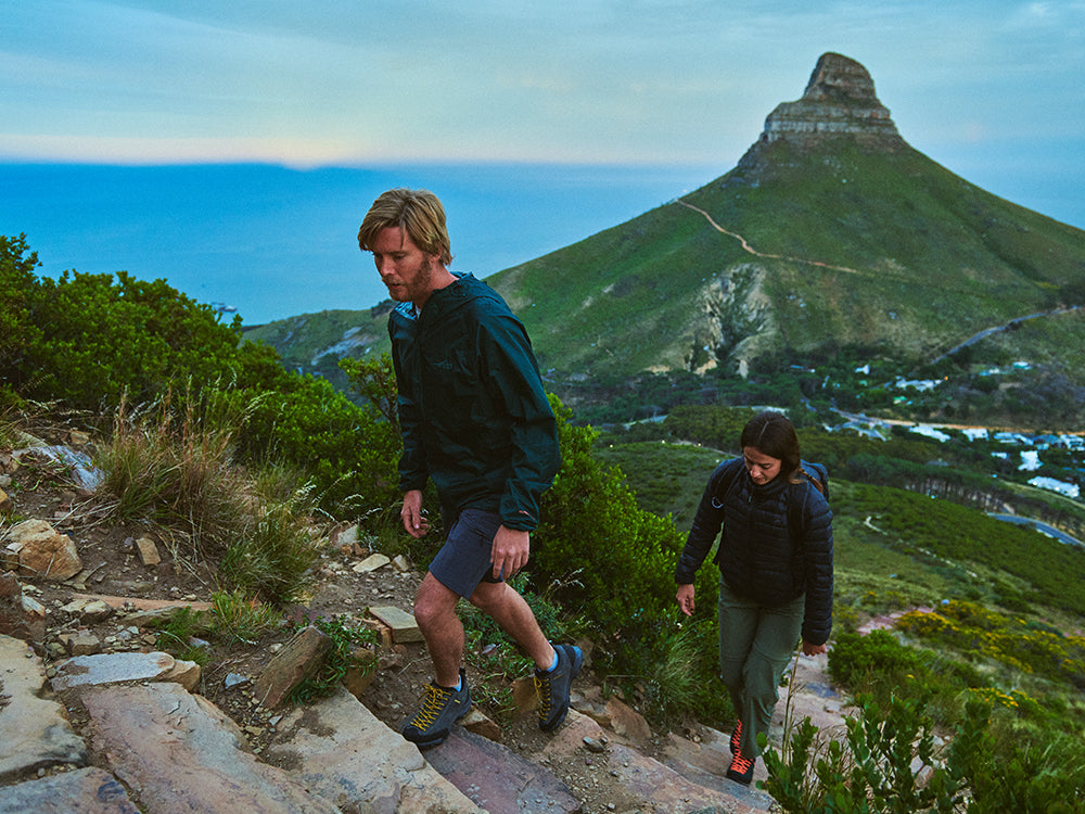 Hikers on Lion's Head trail, South Africa wearing Mojito Trail GTX