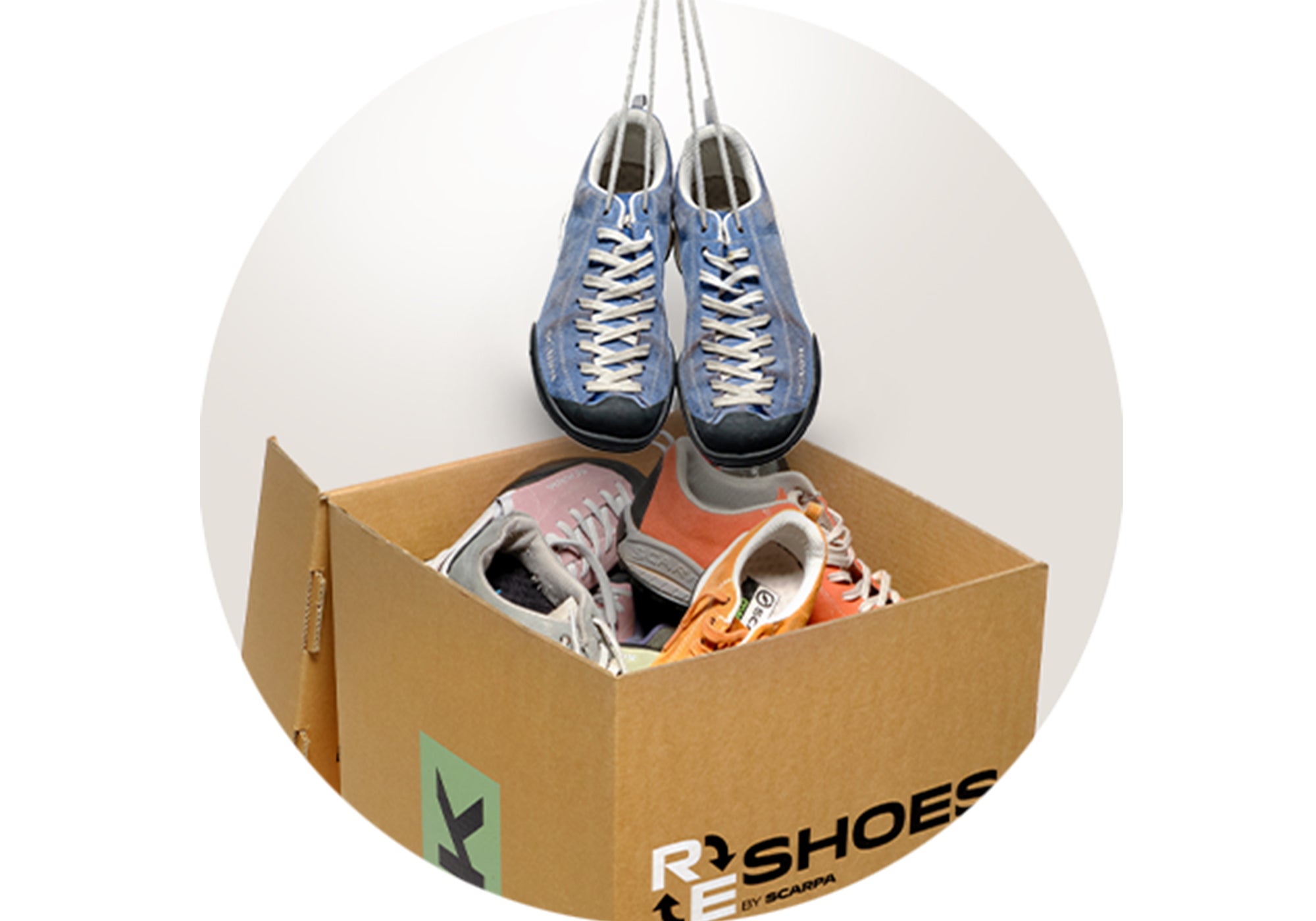 Life re-shoe collecting step
