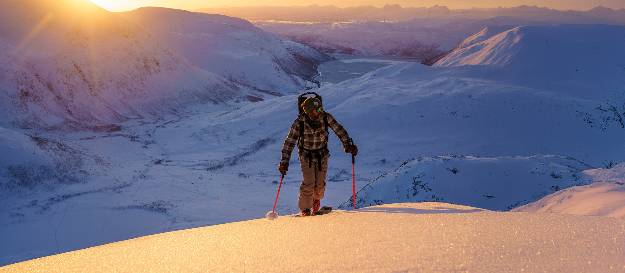 Sunrise in Norway skmo tour with maestrale