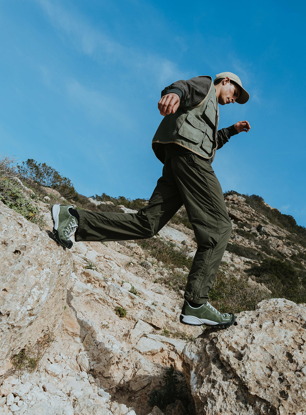 Urban Outdoor Sneakers & Mid Boots Inspired by the Mountains