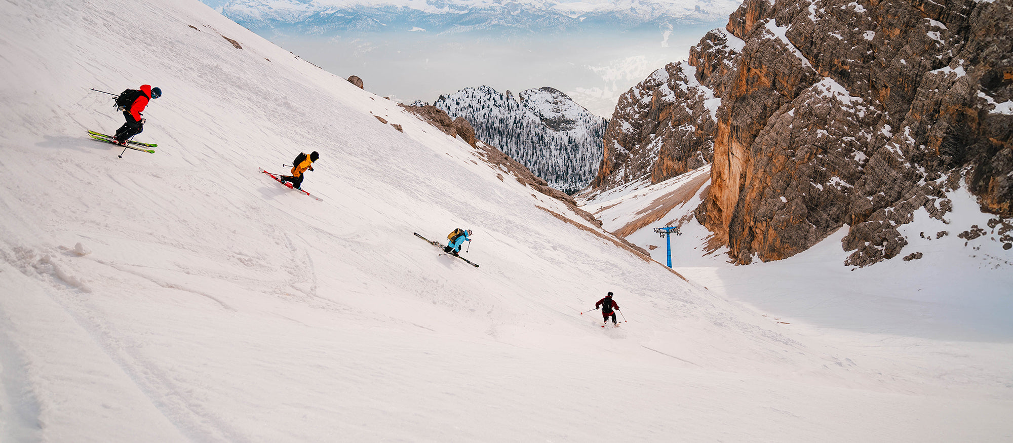 Telemark downhill