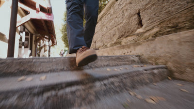 Close up of SCARPA's Mojito Wrap LL urban outdoor shoes