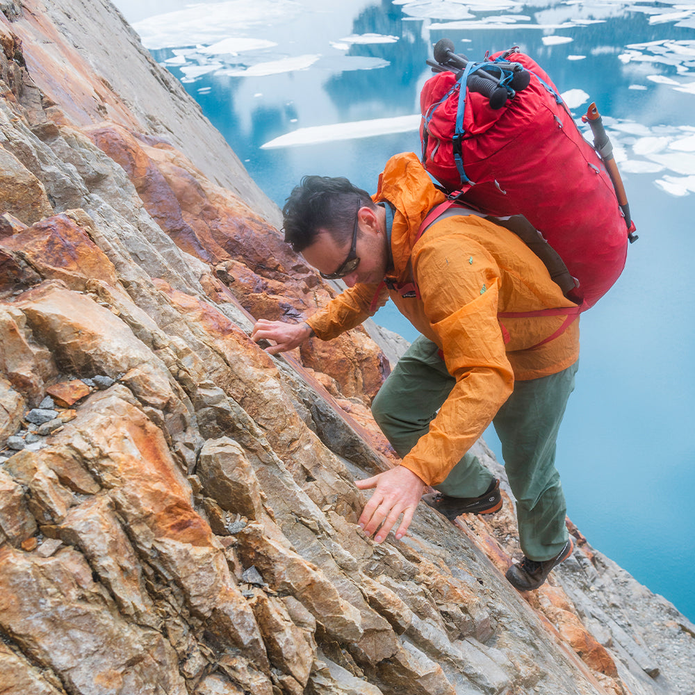 Colin Haley climbing in El Chalten