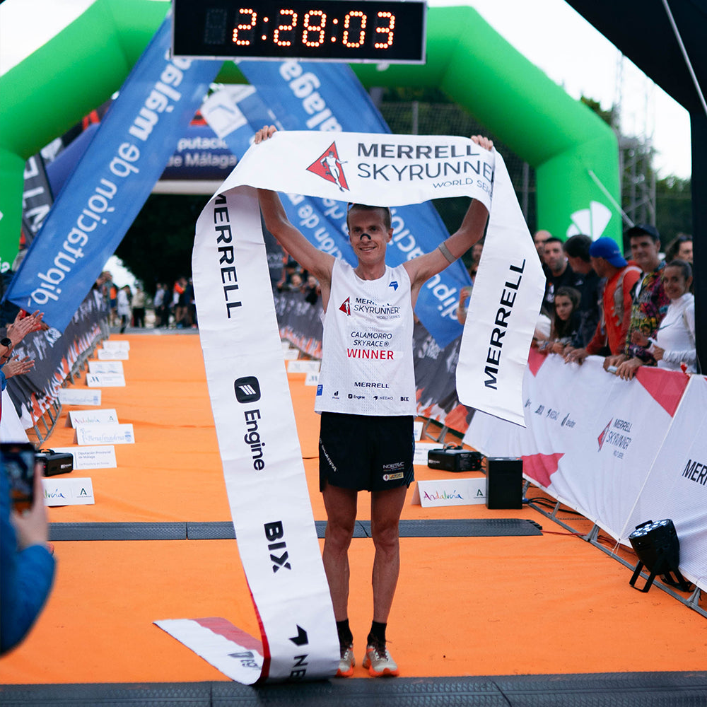 Luca Del pero winning as SCARPA athlete