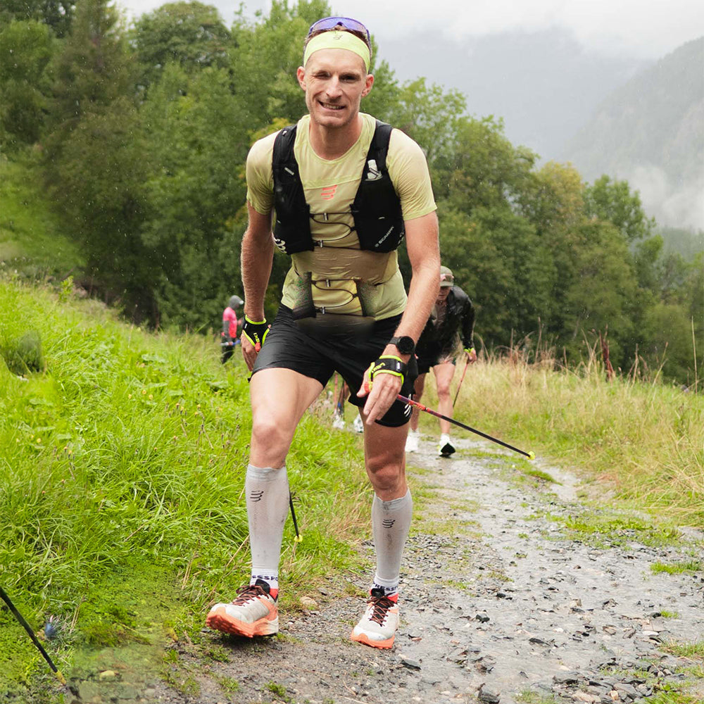 Aurelien Dunand Pallaz racing with his favorite SCARPA Spin Ultra 2
